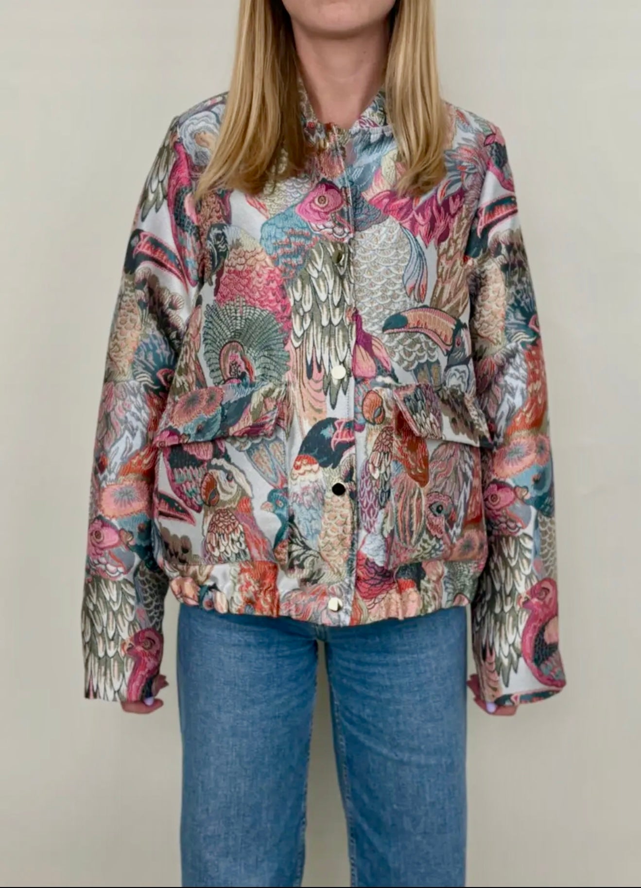 Metallic Jacquard Jacket