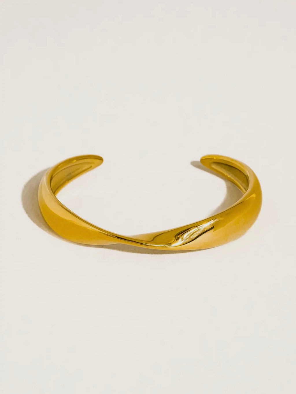 Sleek Twist Cuff Bracelet